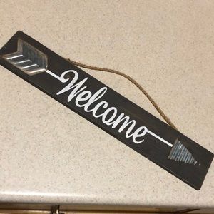 Vintage/Rustic Welcome Sign